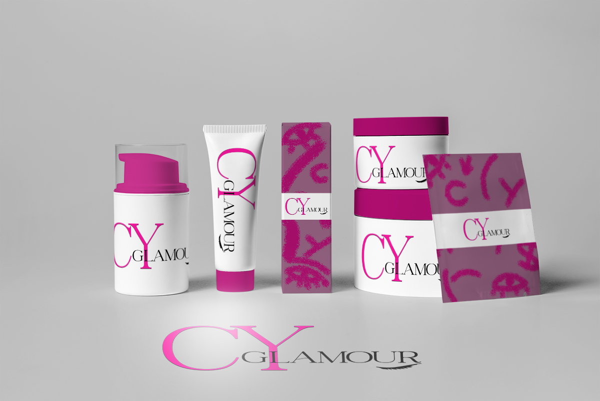 CY Glamour Packaging Mockup