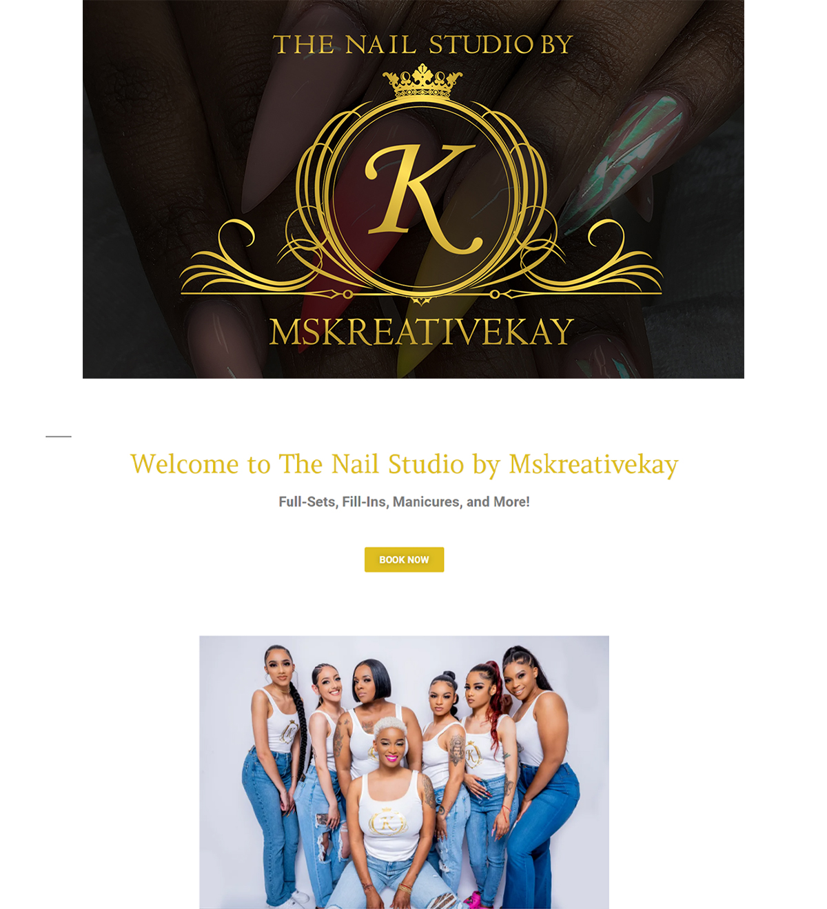 The Nail Studio by mskreativeKay Website